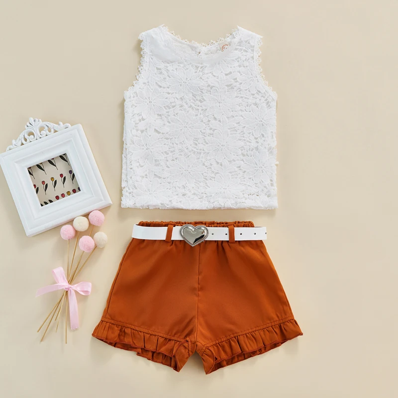 Модная одежда для девочек, кружевные топы без рукавов с цветочным рисунком и круглым вырезом, милый стильный комплект из 3 предметов для мал...
Модная одежда для девочек, кружевные топы без рукавов с цветочным рисунком и круглым вырезом, милый стильный комплект из 3 предметов для мал...
