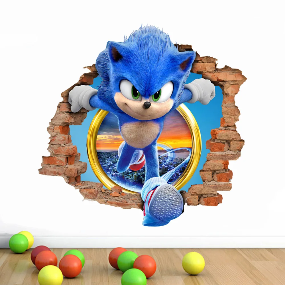 Sonic Cartoon Sticker PVC Wallpaper Game Poster 3D Having A Three-dimensional Sense Cool and Dazzling Originality Anime
Sonic Cartoon Sticker PVC Wallpaper Game Poster 3D Having A Three-dimensional Sense Cool and Dazzling Originality Anime