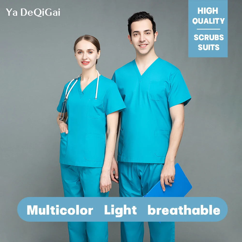 Work Wear Scrub Suit High Quality New Scrubs Uniform Suit Beauty Pet Shop Spa Uniform Salon Women Scrub Set Nurse Accessories
Work Wear Scrub Suit High Quality New Scrubs Uniform Suit Beauty Pet Shop Spa Uniform Salon Women Scrub Set Nurse Accessories