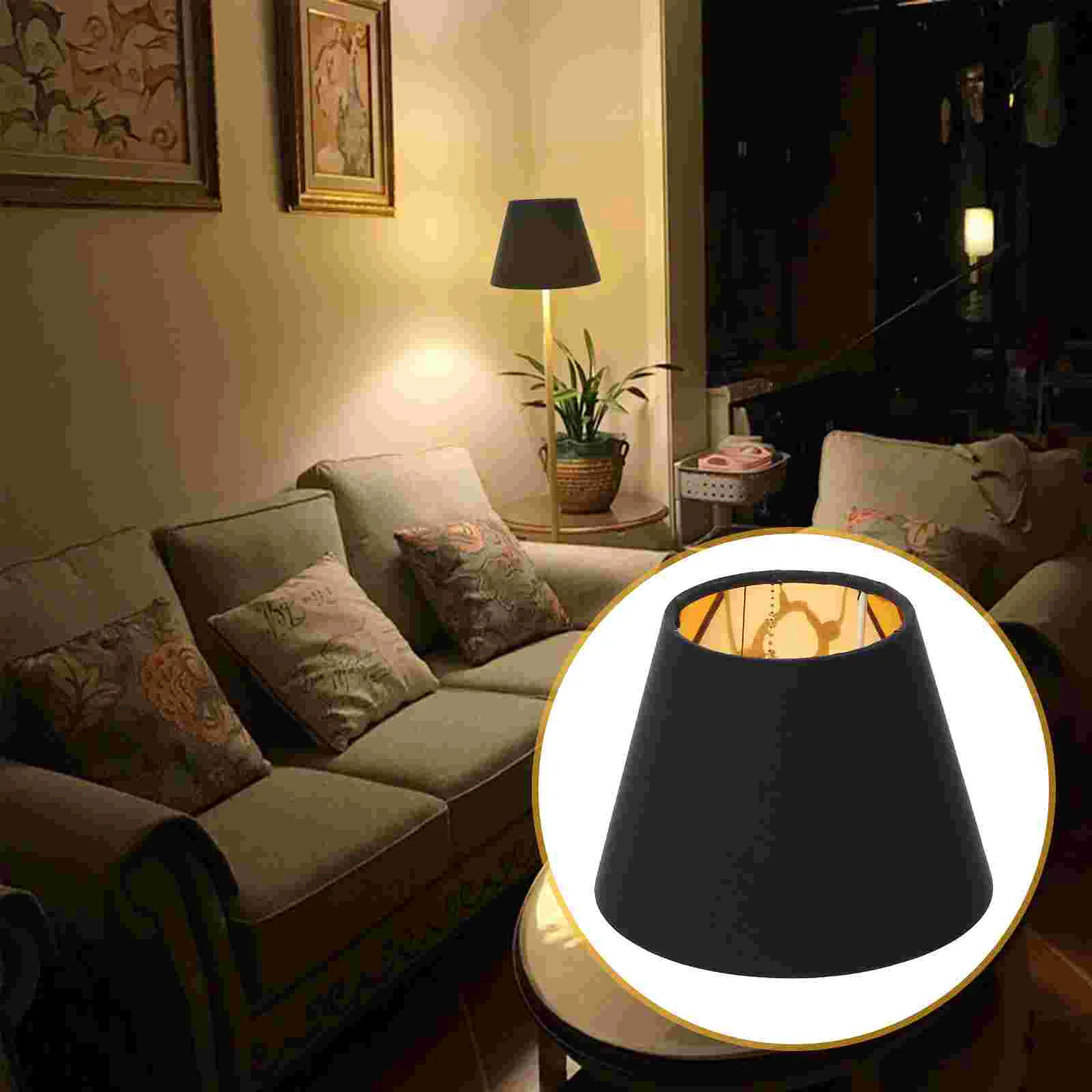 Cloth Lamp Shade Fabric Lampshade European Style E14 Bulb Cover for Table Lamp Chandelier Wall Light Floor Pendant Light Black
Cloth Lamp Shade Fabric Lampshade European Style E14 Bulb Cover for Table Lamp Chandelier Wall Light Floor Pendant Light Black