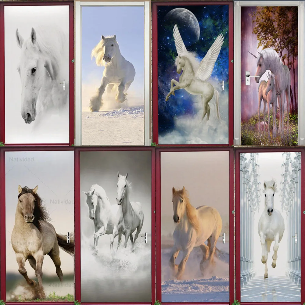 Home Decor Door Sticker Self Adhesive Horse Door Bedroom Design Removable Home Door Wallpaper Poster 3d Wallpaper Pvc
Home Decor Door Sticker Self Adhesive Horse Door Bedroom Design Removable Home Door Wallpaper Poster 3d Wallpaper Pvc