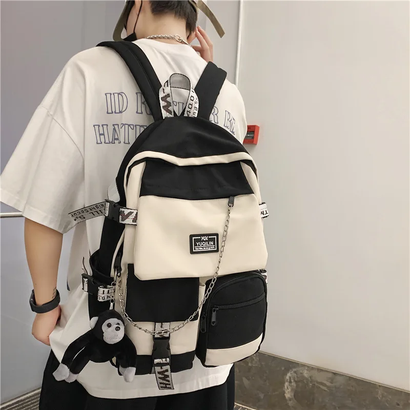 Korean Schoolbag Female Student Backpack Large Capacity Fashion Boy Backpack Computer Bag Femal School Backpack School Bags
Korean Schoolbag Female Student Backpack Large Capacity Fashion Boy Backpack Computer Bag Femal School Backpack School Bags