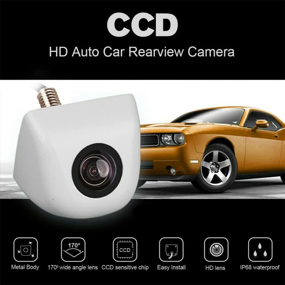 White Waterproof 170° Reverse Car Rear View Parking Camera HD CCD Night Vision Car Rear View Camera
White Waterproof 170° Reverse Car Rear View Parking Camera HD CCD Night Vision Car Rear View Camera