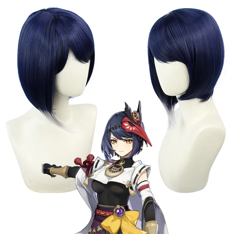 Парик для косплея по мотивам игры Genshin Impact Kujo Sara, женские и мужские короткие синие термостойкие синтетические волосы вечерние парики на Хэлл...
Парик для косплея по мотивам игры Genshin Impact Kujo Sara, женские и мужские короткие синие термостойкие синтетические волосы вечерние парики на Хэлл...