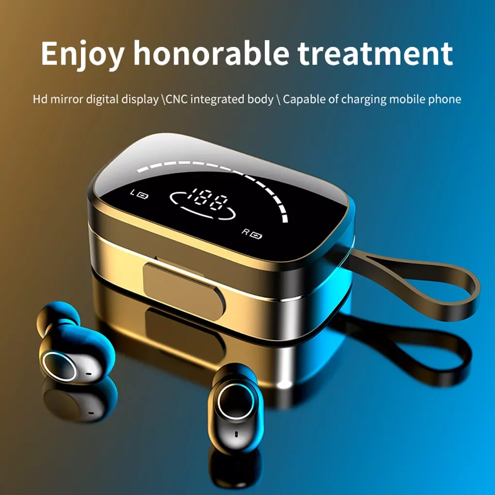 TWS BT 5.0 Earphones 3500mAh LED Display Charging Box Wireless Headphones Sports Mirror Waterproof K2 Earbuds Headsets
TWS BT 5.0 Earphones 3500mAh LED Display Charging Box Wireless Headphones Sports Mirror Waterproof K2 Earbuds Headsets