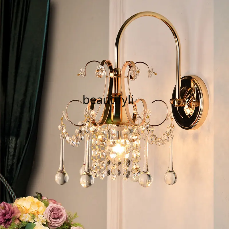 yj Living Room Light Luxury Background Wall Crystal Wall Lamp European Bedroom Bedside Lamp Wiring Free Rechargeable Light
yj Living Room Light Luxury Background Wall Crystal Wall Lamp European Bedroom Bedside Lamp Wiring Free Rechargeable Light