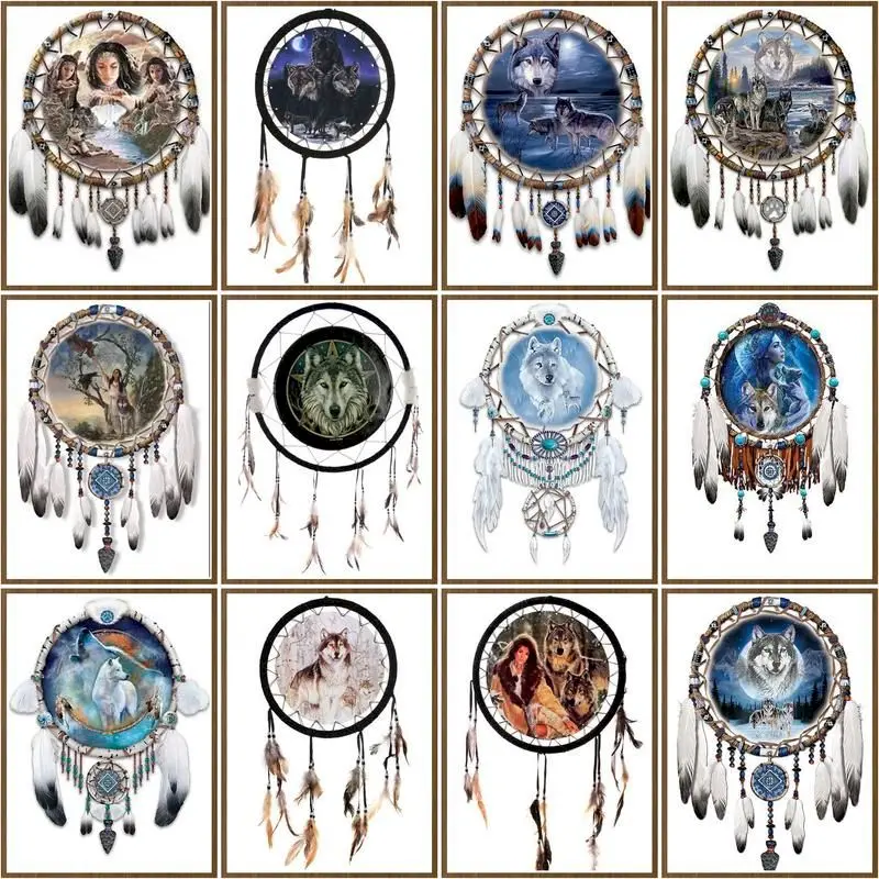 CHENISTORY Pictures By Numbers Animal Dream Catcher Scenery Kits Paint By Number Drawing On Canvas Handpainted Gift Home Decor
CHENISTORY Pictures By Numbers Animal Dream Catcher Scenery Kits Paint By Number Drawing On Canvas Handpainted Gift Home Decor