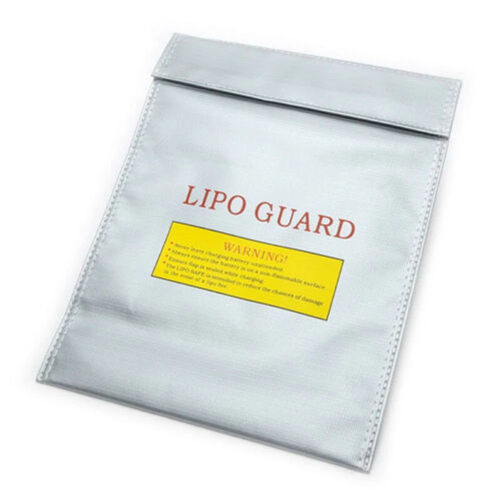 1Pcs Lipo Battery Battery Charging Bag Lithium Battery Guard Bag Fireproof Explosion-proof Bag RC Safe Protecting Bag Silver
1Pcs Lipo Battery Battery Charging Bag Lithium Battery Guard Bag Fireproof Explosion-proof Bag RC Safe Protecting Bag Silver