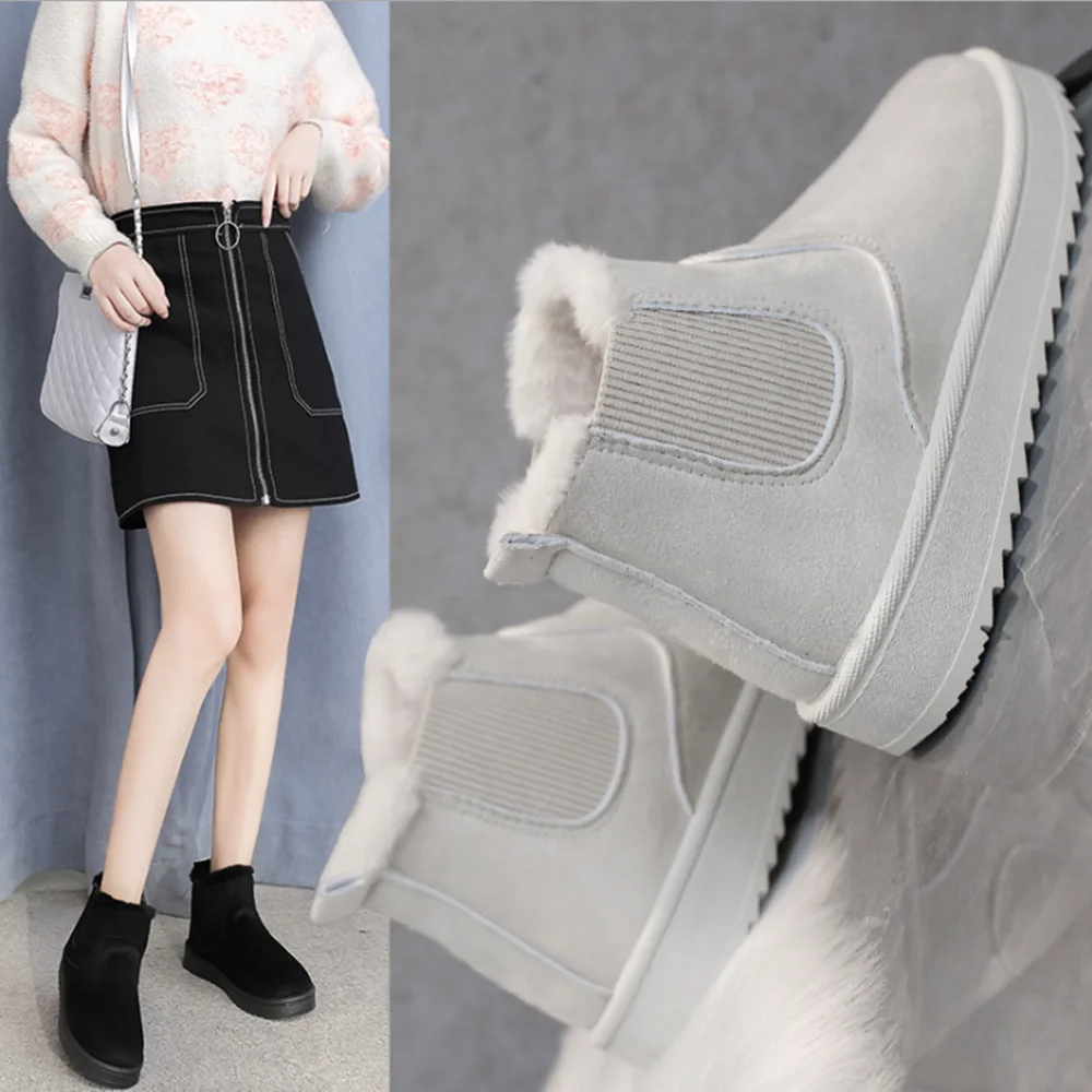 Snow Boots Women 2022 New Thick Velvet Large Size Winter Fashion Warmth one-step Short Boots Cotton Shoes Women's Cotton Shoes
Snow Boots Women 2022 New Thick Velvet Large Size Winter Fashion Warmth one-step Short Boots Cotton Shoes Women's Cotton Shoes