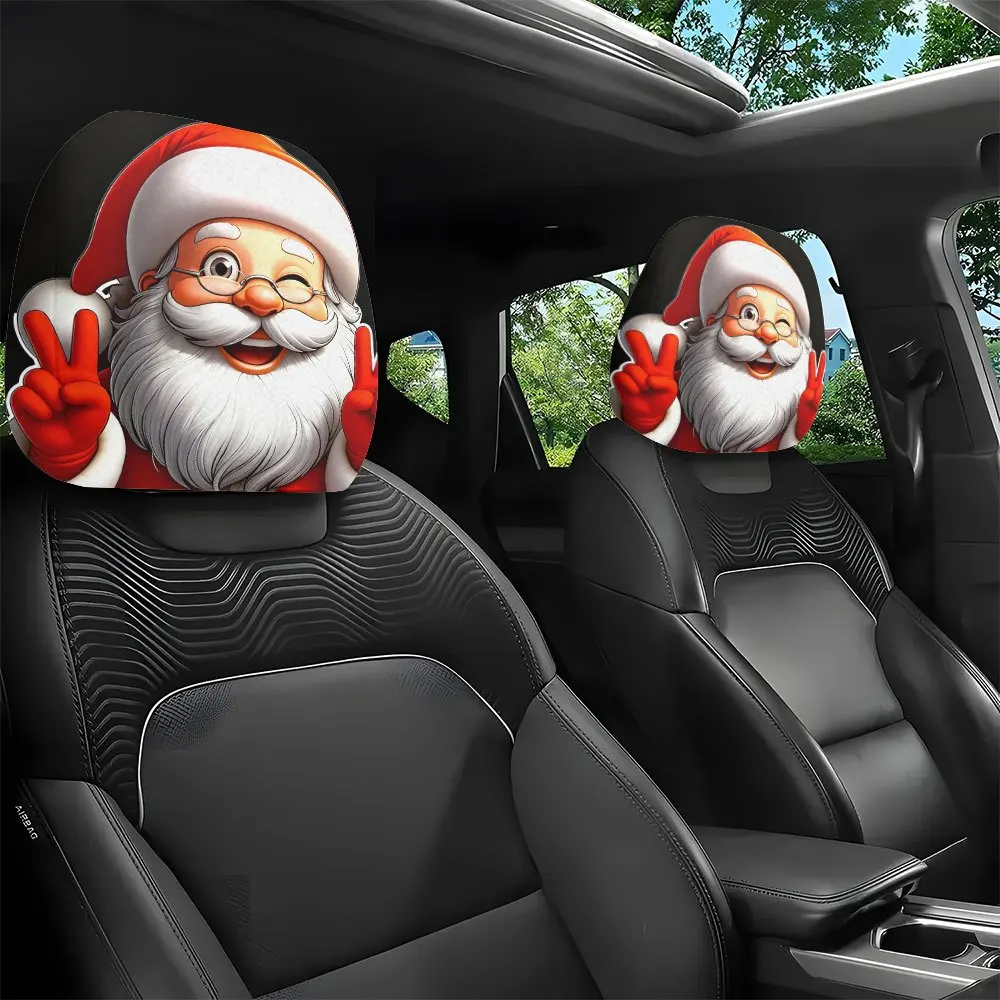 2 шт., чехлы на подголовники автомобиля Санта-Клауса с рождественским принтом, наволочка для головы автомобиля, праздничные забавные декоративные защитные чехлы на подголовник автомобиля
2 шт., чехлы на подголовники автомобиля Санта-Клауса с рождественским принтом, наволочка для головы автомобиля, праздничные забавные декоративные защитные чехлы на подголовник автомобиля