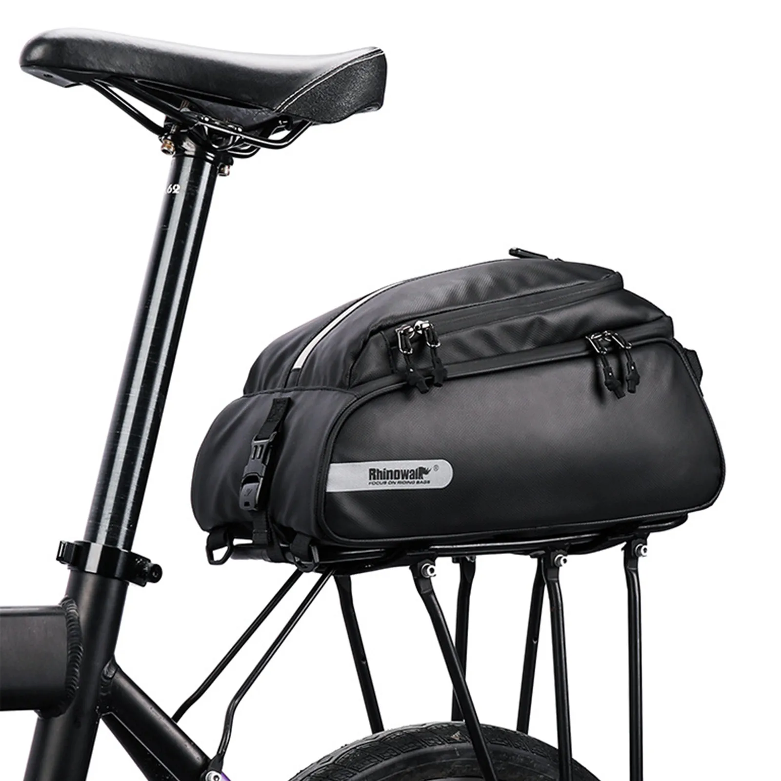 Bike Reflective Rear Bag Cycling Back Rack Cargo Carrier For Bike Cargo Rack Traveling Backpack For Bike Rear Rack Bicycle Bags
Bike Reflective Rear Bag Cycling Back Rack Cargo Carrier For Bike Cargo Rack Traveling Backpack For Bike Rear Rack Bicycle Bags