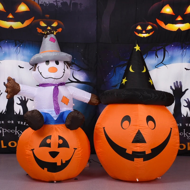 Halloween Inflatable Toys Scarecrow Pumkin Ghost Inflatable Doll LED Lights Funny Toys Outdoor Yard Home Party Decoration Props
Halloween Inflatable Toys Scarecrow Pumkin Ghost Inflatable Doll LED Lights Funny Toys Outdoor Yard Home Party Decoration Props