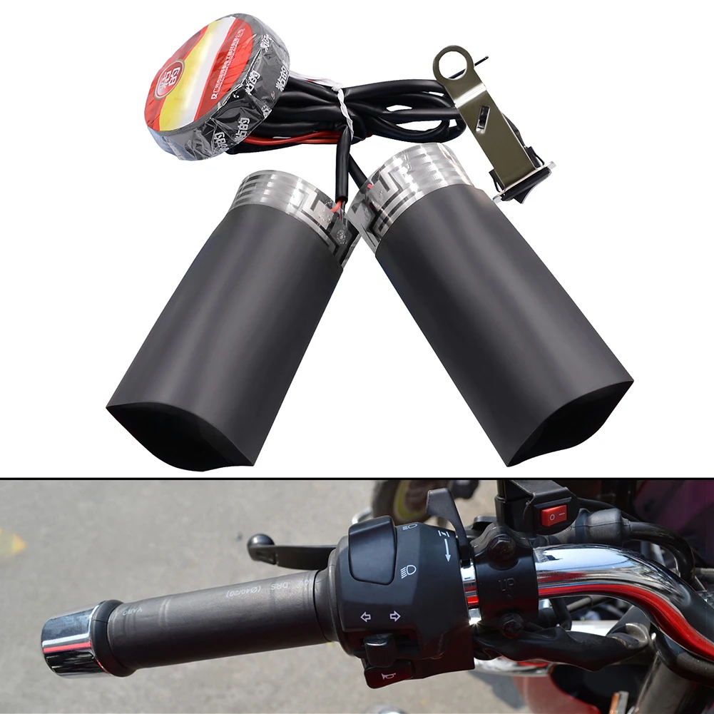 12V Universal Motorcycle Motorbike Handlebar Electric Heated Grip Pad Kit Winter Hand Warmer
12V Universal Motorcycle Motorbike Handlebar Electric Heated Grip Pad Kit Winter Hand Warmer