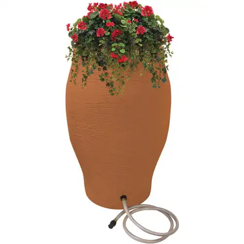 50 Gallon Flatback Stoneware Urn Rain Barrel, 50 Gallons, Terracotta Wine cooler bucket Hielera de silicona Ice packs Cooling cu
50 Gallon Flatback Stoneware Urn Rain Barrel, 50 Gallons, Terracotta Wine cooler bucket Hielera de silicona Ice packs Cooling cu