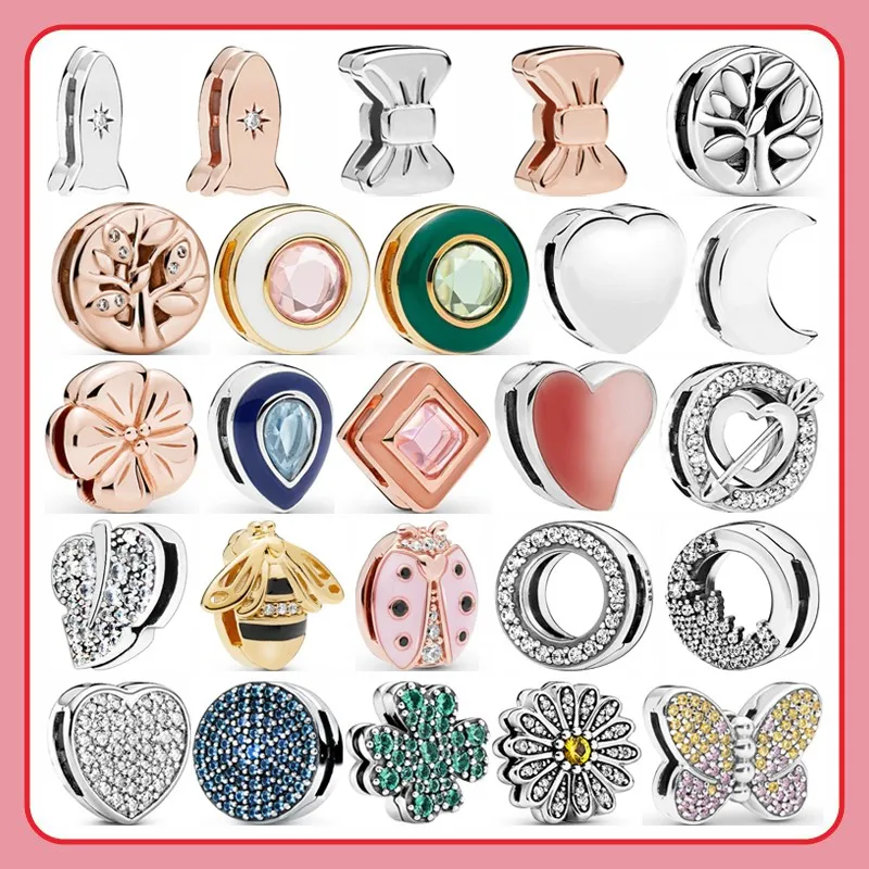 S925 Sterling Silver Reflexions Series Life Tree Ladybug Butterfly Clip Fit Original Pandora Bracelet Necklace Woman Diy Jewelry
S925 Sterling Silver Reflexions Series Life Tree Ladybug Butterfly Clip Fit Original Pandora Bracelet Necklace Woman Diy Jewelry
