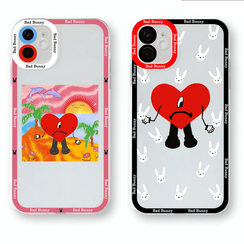 Hot Bad Bunny Phone Case For iPhone 14 13 12 11 Pro Max Mini Silicon Transparent Cartoon Anime Singer Soft Cover Shell 2022
Hot Bad Bunny Phone Case For iPhone 14 13 12 11 Pro Max Mini Silicon Transparent Cartoon Anime Singer Soft Cover Shell 2022