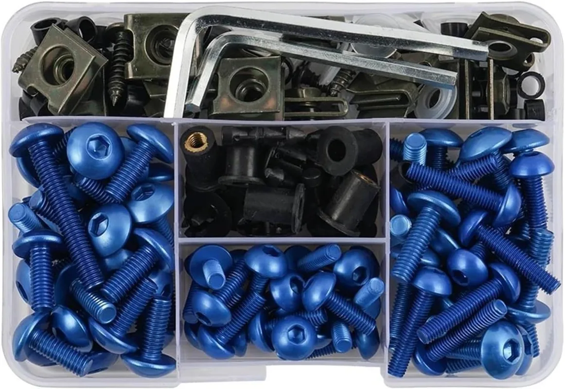 190 Шт., Комплект Болтов Для Обтекателя Мотоцикла Ducati 899 Zzr1400 KAWASAKI NINJA 250 300 ZX6R ZX10R, Защита Рамы
190 Шт., Комплект Болтов Для Обтекателя Мотоцикла Ducati 899 Zzr1400 KAWASAKI NINJA 250 300 ZX6R ZX10R, Защита Рамы