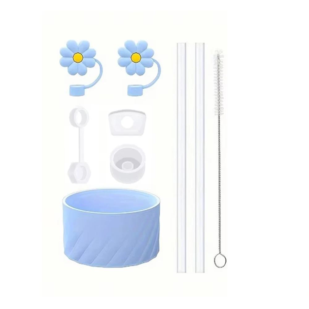 2 Силиконовых Чехла Для Соломинок С Цветами 3 Силиконовых Пробки С Защитой От Проливания Для Бутылки С Водой На 40 Унций
2 Силиконовых Чехла Для Соломинок С Цветами 3 Силиконовых Пробки С Защитой От Проливания Для Бутылки С Водой На 40 Унций