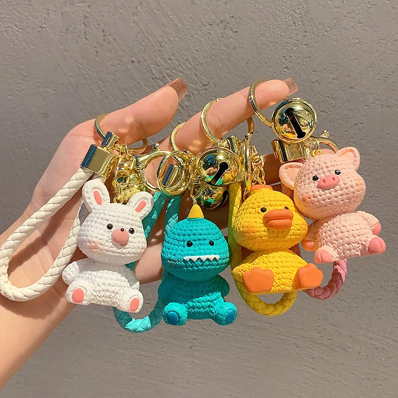 Couple Keychain Small Gift Keychains Women Resin Cartoon Creative Cute Bag Pendant Woolen Animal Fashion Jewelry Accessories
Couple Keychain Small Gift Keychains Women Resin Cartoon Creative Cute Bag Pendant Woolen Animal Fashion Jewelry Accessories