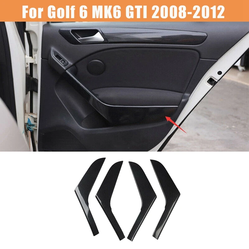 Carbon Fiber Car Interior Door Armrest Pull Handle Strip Cover Trim for Golf 6 MK6 -2008-2012 Accessories
Carbon Fiber Car Interior Door Armrest Pull Handle Strip Cover Trim for Golf 6 MK6 -2008-2012 Accessories