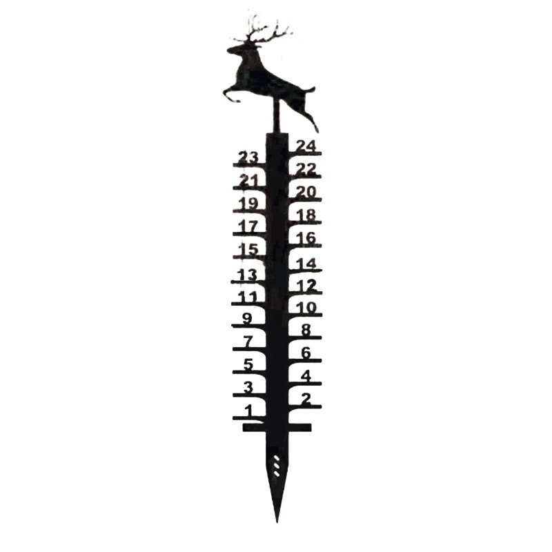 24 Inch Snowflake Snow Gauge, Handmade, Metal for Patio, Garden Stakes, Christmas Rain Gauge for Outdoor Decor
24 Inch Snowflake Snow Gauge, Handmade, Metal for Patio, Garden Stakes, Christmas Rain Gauge for Outdoor Decor
