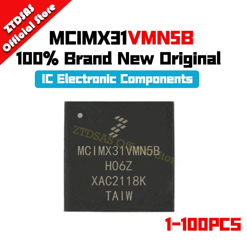 1-100Pcs New Original MCIMX31VMN5B MCIMX31VMN5 MCIMX31VMN MCIMX31 IC MCU BGA-457 Chip
1-100Pcs New Original MCIMX31VMN5B MCIMX31VMN5 MCIMX31VMN MCIMX31 IC MCU BGA-457 Chip