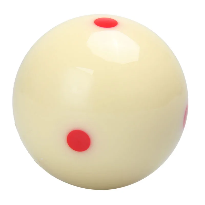 Roundness Cue Ball Hardness 5.72cm 2 1/4” 6 Dot Spot Measle Pool-Billiard Practice Standard Training Practical
Roundness Cue Ball Hardness 5.72cm 2 1/4” 6 Dot Spot Measle Pool-Billiard Practice Standard Training Practical