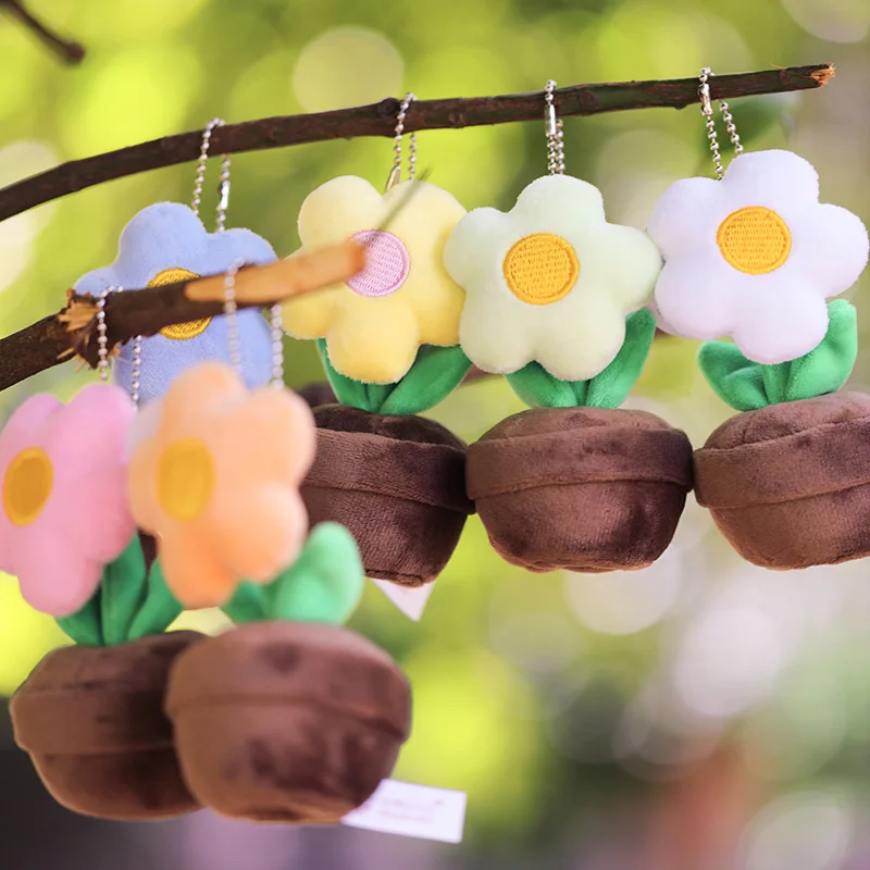 Cartoon Creative Small Daisy Potted Plush Toys Plush Flower Stuffed Doll Toy Children Gift Doll Key Ring Bag Pendant 
Cartoon Creative Small Daisy Potted Plush Toys Plush Flower Stuffed Doll Toy Children Gift Doll Key Ring Bag Pendant
