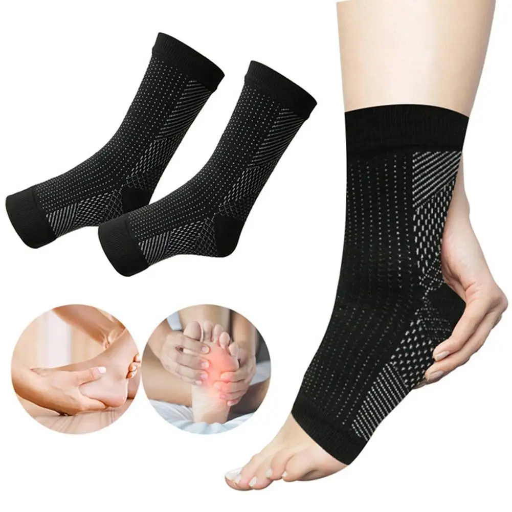 

Невропатические носки компрессионные носки для лодыжки для мужчин и женщин дышащий спортивный наружный бандаж для голеностопа подошвенный фасциит облегчение боли