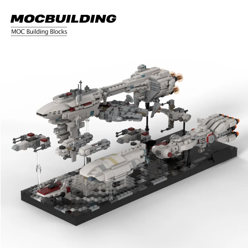 MOC Space War Fighter Interceptor Assembly Building Blocks Rebel War Fleet Empire Strikes Back Children's Toy Gift
MOC Space War Fighter Interceptor Assembly Building Blocks Rebel War Fleet Empire Strikes Back Children's Toy Gift