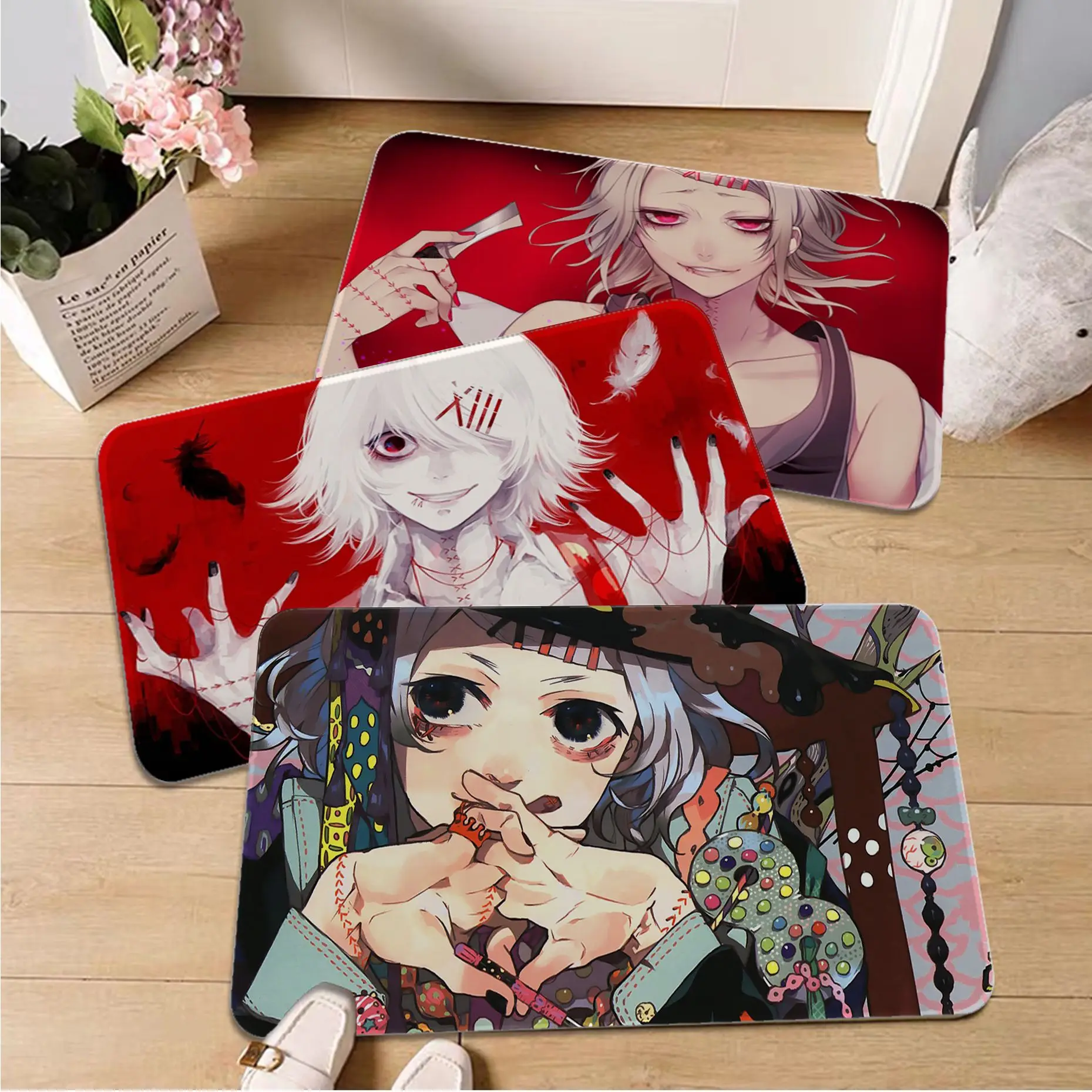 Tokyo Ghoul Juuzou Suzuya Bath Mat Washable Non-Slip Living Room Sofa Chairs Area Mat Kitchen Bedside Mats
Tokyo Ghoul Juuzou Suzuya Bath Mat Washable Non-Slip Living Room Sofa Chairs Area Mat Kitchen Bedside Mats