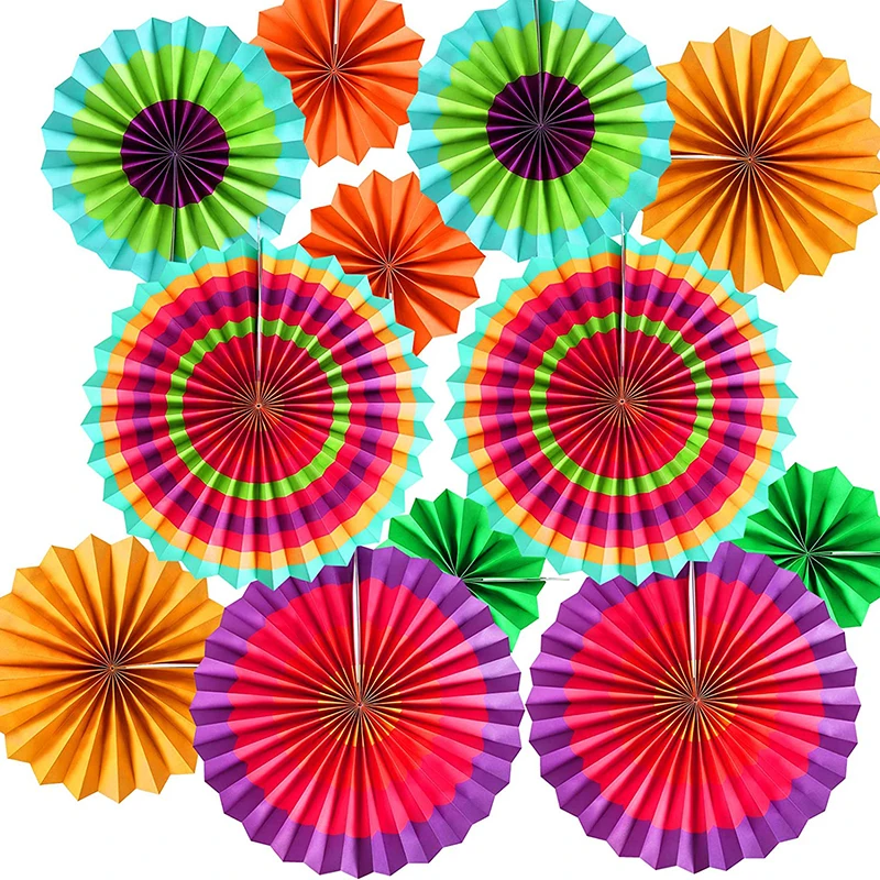 6pc Party Hanging Origami Paper Fans Set Colorful Round Wheel Disc Paper Garlands for DIY Art Birthday Wedding Decor Accessories
6pc Party Hanging Origami Paper Fans Set Colorful Round Wheel Disc Paper Garlands for DIY Art Birthday Wedding Decor Accessories
