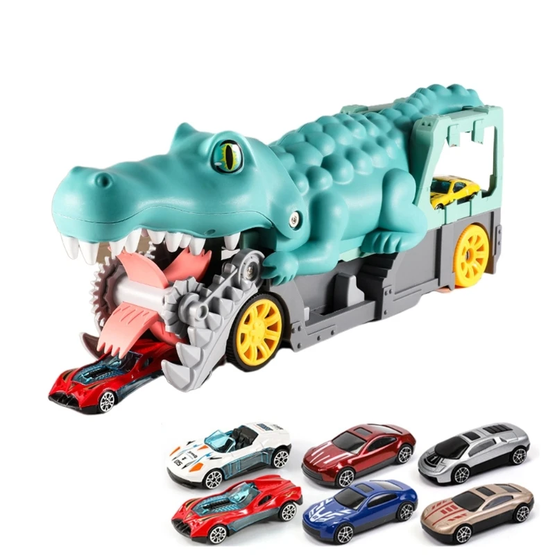 Динозавр, Акула, игрушечный грузовик, забавные грузовики с легкосплавным автомобилем, игрушка-деватор, подарки на день рождения для детей, м... 
Динозавр, Акула, игрушечный грузовик, забавные грузовики с легкосплавным автомобилем, игрушка-деватор, подарки на день рождения для детей, м...