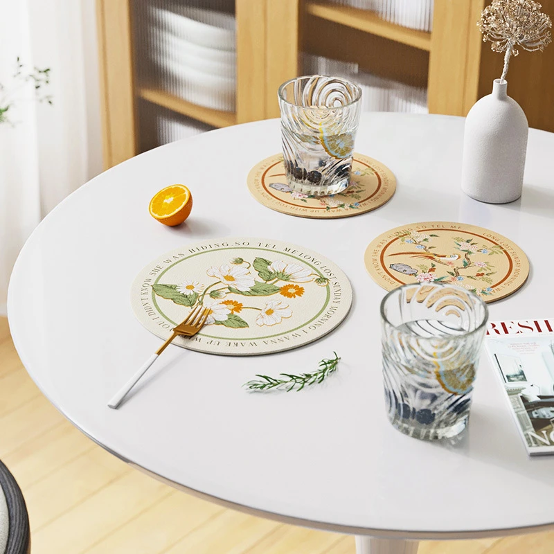 PVC Leather Coasters, Stylish and Versatile, Insulated, Non-slip, Easy To Clean, Fashion Table MATS, Exquisite Coasters Set,라탄
PVC Leather Coasters, Stylish and Versatile, Insulated, Non-slip, Easy To Clean, Fashion Table MATS, Exquisite Coasters Set,라탄