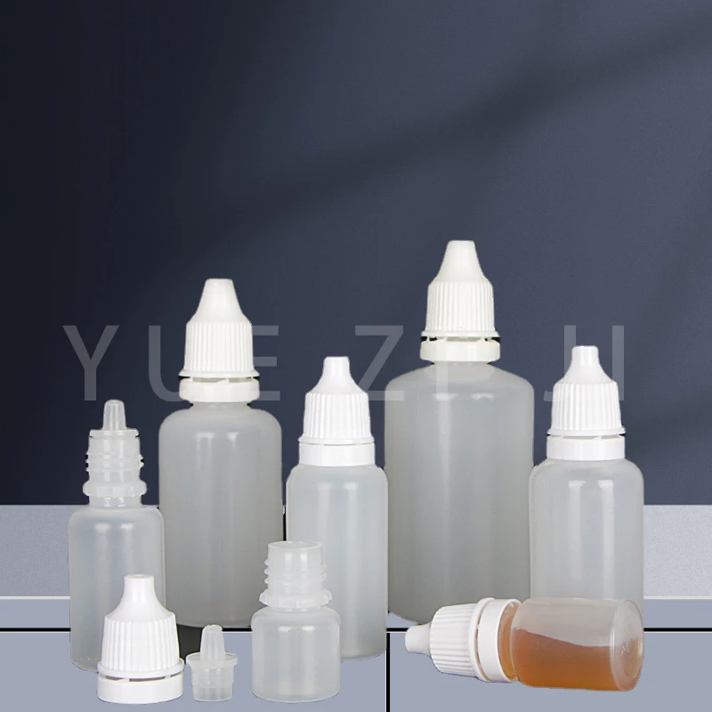 

10Pcs Empty Plastic Squeezable Dropper Bottles Eye Liquid Dropper Refillable Bottles 5ml 10ml 15ml 20ml 30ml 50ml