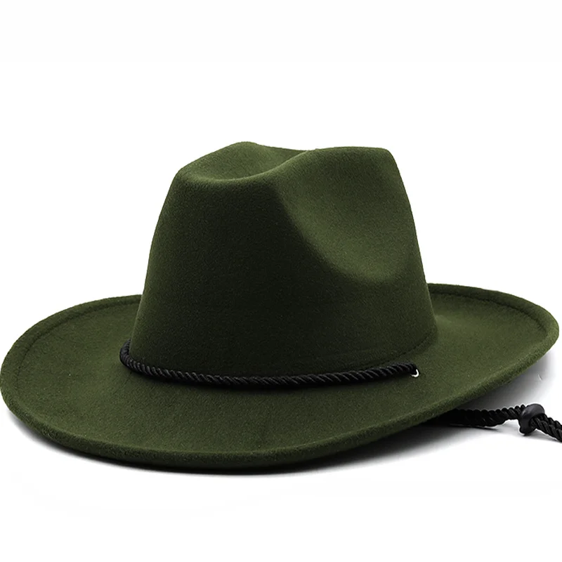 

Fedora Hat Men Wool Felt Vintage Church Ladies Hat Unisex Wide Brim Panama Party Cowboy Cap Jazz Gentleman Wedding Hat for Women