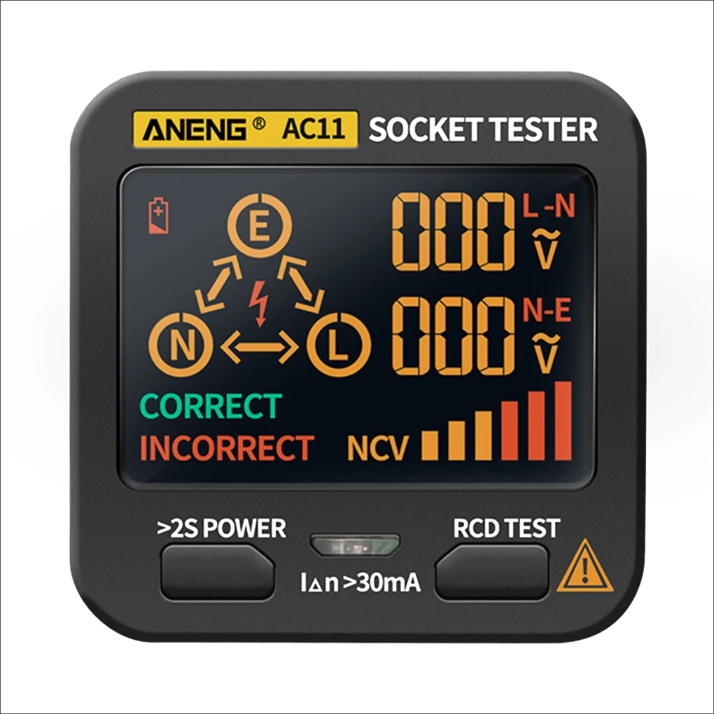 ABS Multipurpose Smart Socket Tester With LED Screen Display Easy Installation Tester Smart Voltage Reliable Performance
ABS Multipurpose Smart Socket Tester With LED Screen Display Easy Installation Tester Smart Voltage Reliable Performance