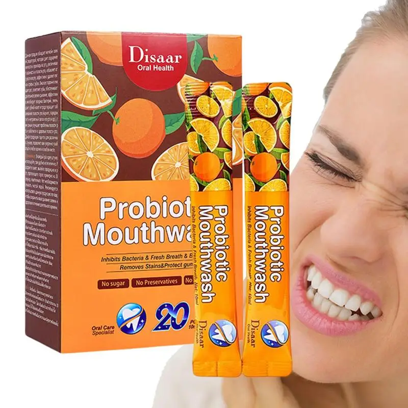 

Mouth Rinse Packet Mouthwash For Bad Breath No Travel Size Mouthwash Oral Cleaner Teeth Stains Reduction Fresher Breath