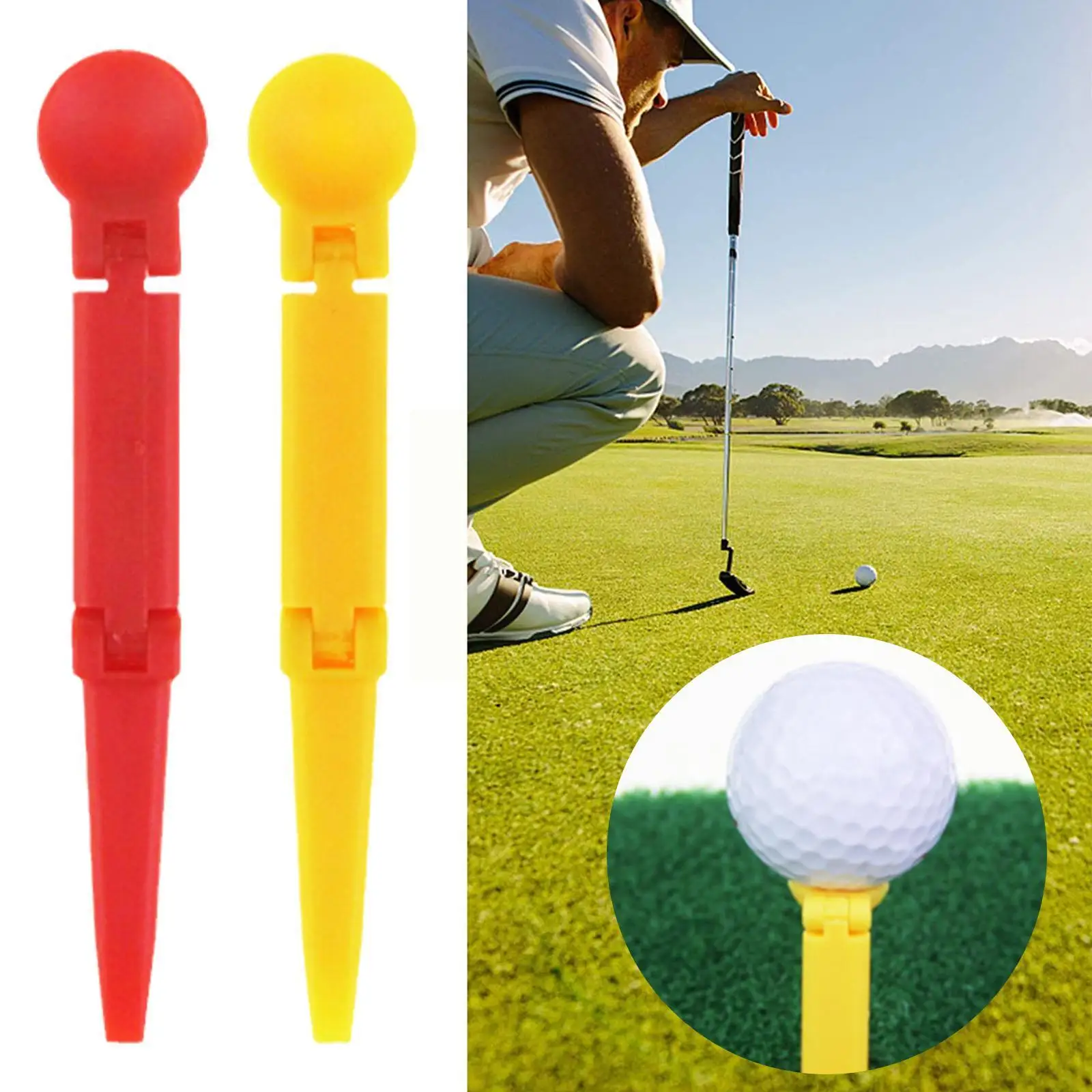 1Pcs Upgrade Unbreakable Rotatable Foldable Plastic Golf TeesReduce Friction Side Spin Tee for Golfing Practice Z8R5
1Pcs Upgrade Unbreakable Rotatable Foldable Plastic Golf TeesReduce Friction Side Spin Tee for Golfing Practice Z8R5