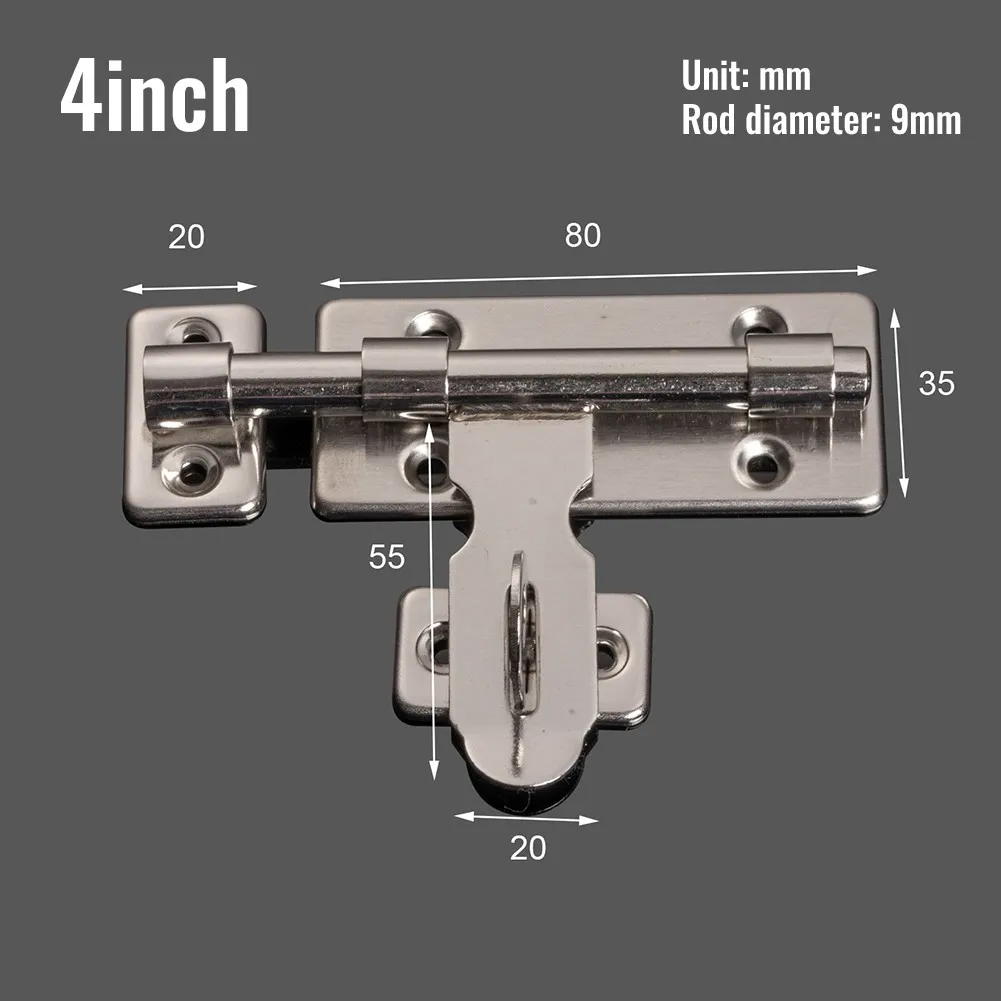 Hot Sale Slide Bolt Gate Latch Reliable Useful 1pcs 1x For Gates Fences Garage Silver Slide Bolt Lock Gate Latch
Hot Sale Slide Bolt Gate Latch Reliable Useful 1pcs 1x For Gates Fences Garage Silver Slide Bolt Lock Gate Latch