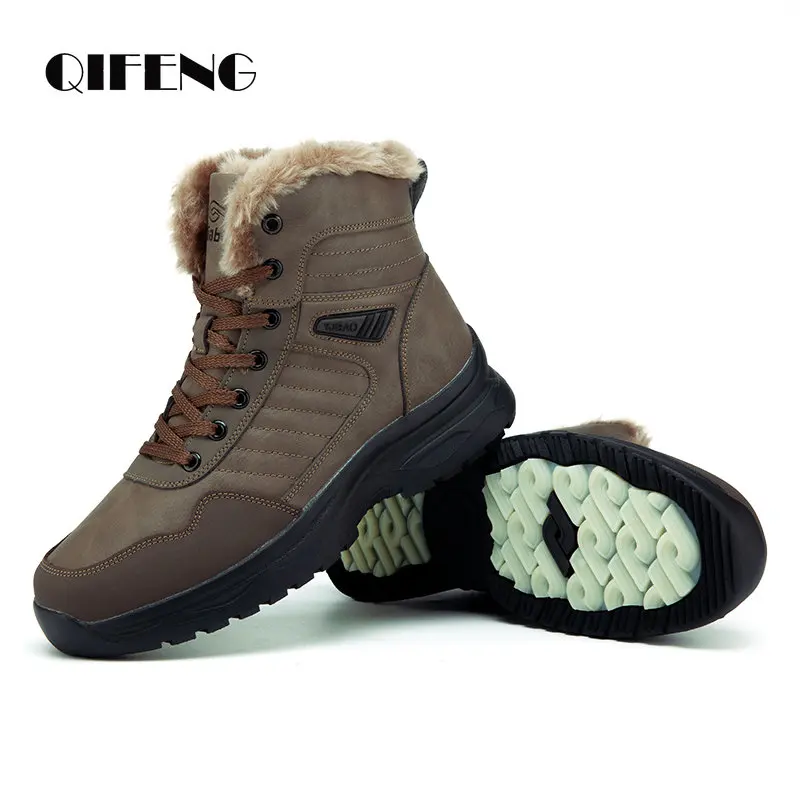 2022 Super Warm Fur Snow Boots Mens Winter Non Slip Black Hunting Boots Rubber Outdoor Shoes Male Work Ankle Boots Waterproof
2022 Super Warm Fur Snow Boots Mens Winter Non Slip Black Hunting Boots Rubber Outdoor Shoes Male Work Ankle Boots Waterproof