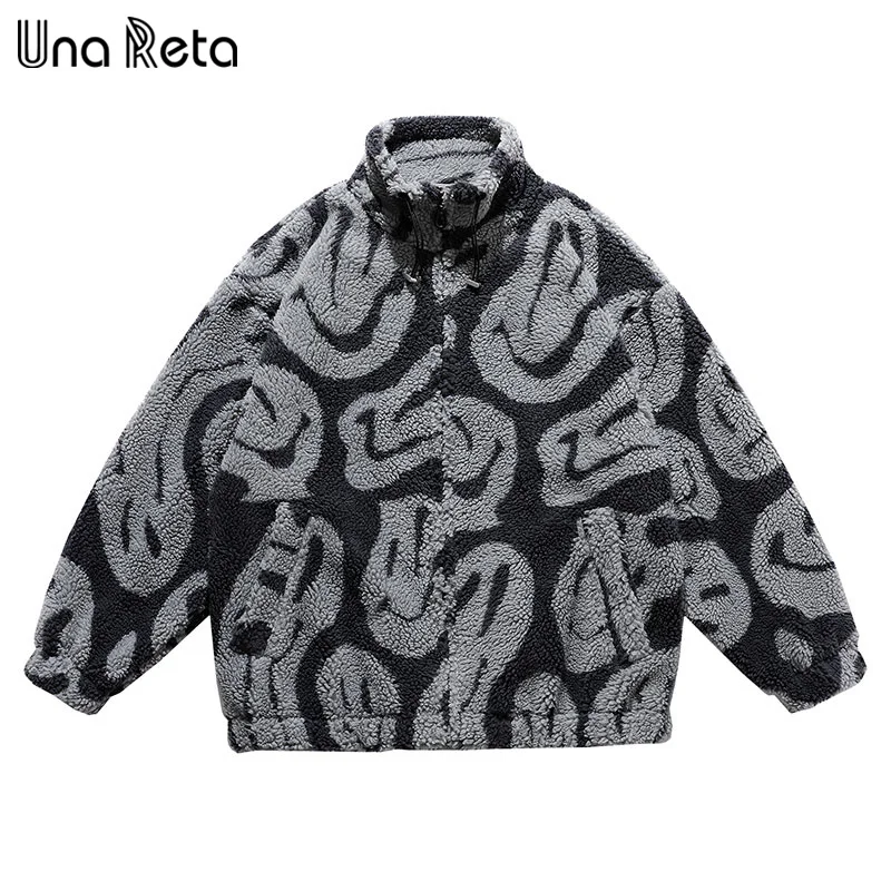 Una Reta M-XXL Winter Men Coat New Casual Lamb Wool Parka Coat Strtwear Loose Men Clothing Grain Flce Men's Jacket Coat
Una Reta M-XXL Winter Men Coat New Casual Lamb Wool Parka Coat Strtwear Loose Men Clothing Grain Flce Men's Jacket Coat