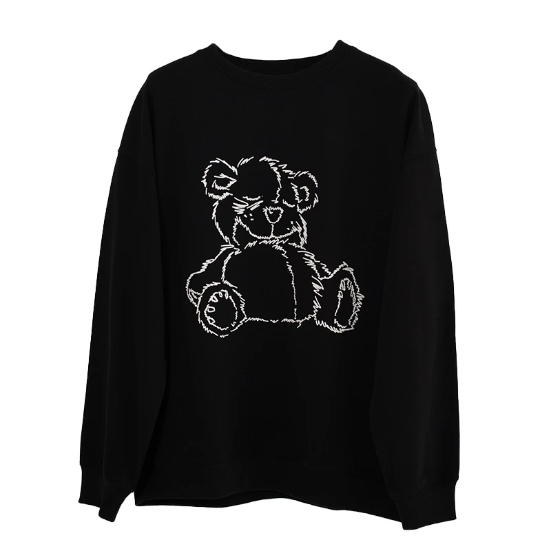 Woman Bear Sport Knit Streetwear Loose Hot Sale Clothes Long Sleeve Hip Hop Ulzzang Unisex Couples Winter Pullovers Tops 2022
Woman Bear Sport Knit Streetwear Loose Hot Sale Clothes Long Sleeve Hip Hop Ulzzang Unisex Couples Winter Pullovers Tops 2022