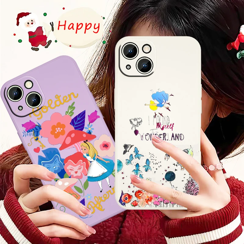 Disney Alice in Wonderland Phone Case For Apple iPhone 13 12 Mini 11 XS Pro Max X XR 8 7 6 Plus SE 2020 Liquid Rope Cover
Disney Alice in Wonderland Phone Case For Apple iPhone 13 12 Mini 11 XS Pro Max X XR 8 7 6 Plus SE 2020 Liquid Rope Cover
