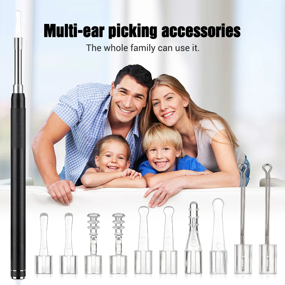 Ear Cleaner Ear Wax Candle Removal Tool WiFi 3.0MP Otoscope Wireless 3.9mm Camera Medical Health Care Oral Inspection
Ear Cleaner Ear Wax Candle Removal Tool WiFi 3.0MP Otoscope Wireless 3.9mm Camera Medical Health Care Oral Inspection