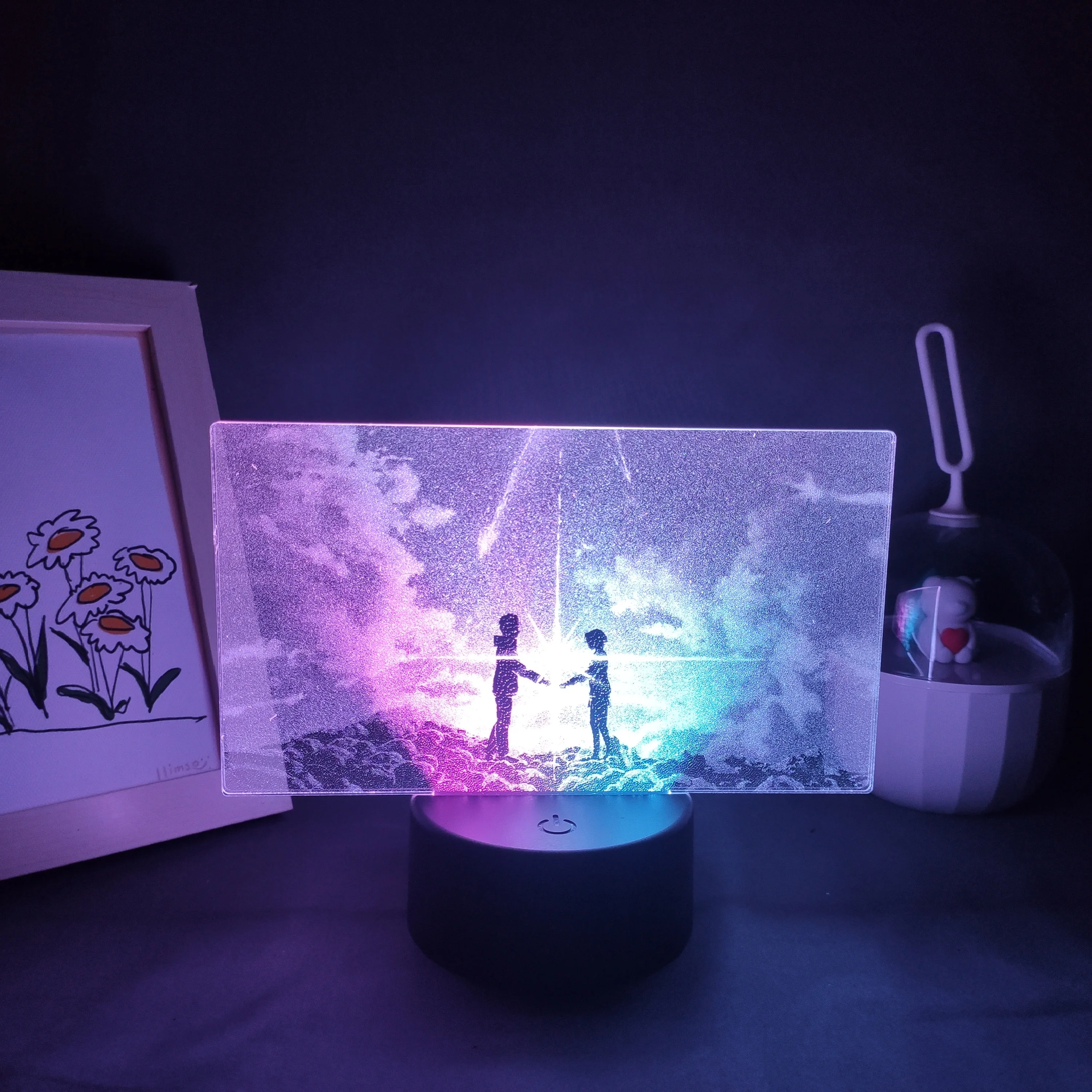 Фигурки из аниме-фильмов с вашим именем, 3D светодиодсветодиодный двухтоновые лампы, RGB-батарея, анимационная пленка Kimi No Na Wa, ночники, настол...
Фигурки из аниме-фильмов с вашим именем, 3D светодиодсветодиодный двухтоновые лампы, RGB-батарея, анимационная пленка Kimi No Na Wa, ночники, настол...