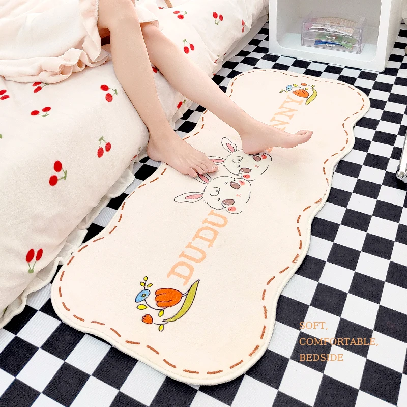 Cute Girl Bedroom Bedside Carpets Cartoon Rabbit Fluffy Soft Cloakroom Study Rugs Home Decor IG Tapis милый ковер 귀여운 깔개 Kawaii
Cute Girl Bedroom Bedside Carpets Cartoon Rabbit Fluffy Soft Cloakroom Study Rugs Home Decor IG Tapis милый ковер 귀여운 깔개 Kawaii