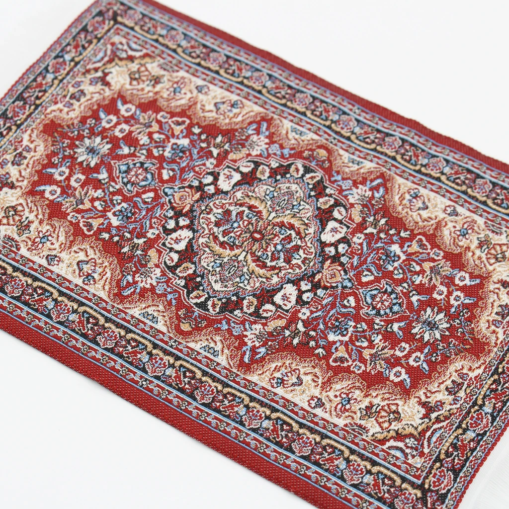 1/12th Dolls House Miniature Red Patterned Woven Rug Floor Carpet Coverings
1/12th Dolls House Miniature Red Patterned Woven Rug Floor Carpet Coverings