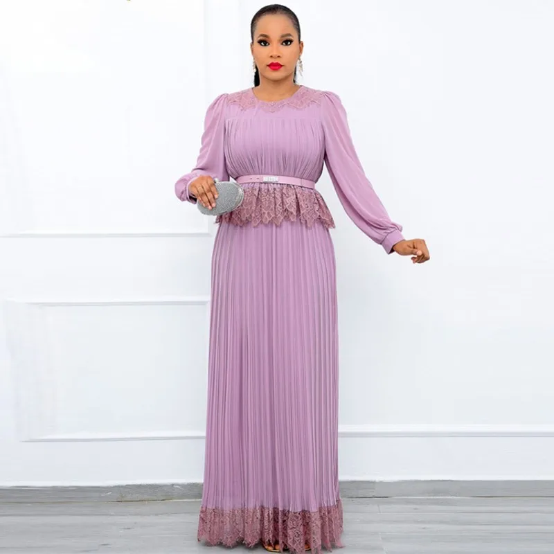 African Dresses For Women O-Neck Sexy Party Pleated Lace Dress Abaya Tunic Night Club Long Sleeve Maxi Dresses 2022 Summer
African Dresses For Women O-Neck Sexy Party Pleated Lace Dress Abaya Tunic Night Club Long Sleeve Maxi Dresses 2022 Summer