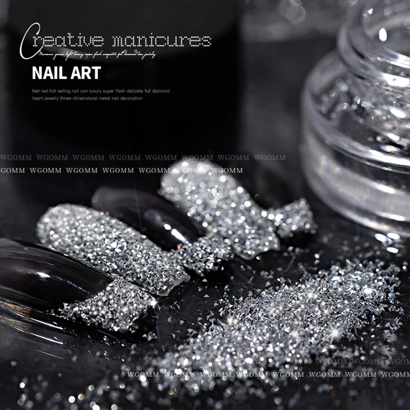 1 Box Reflective Glitter Nail Crystal Diamonds Powder Super Shiny Laser Glass Micro Drill Powder For Manicures Nails Decorations
1 Box Reflective Glitter Nail Crystal Diamonds Powder Super Shiny Laser Glass Micro Drill Powder For Manicures Nails Decorations